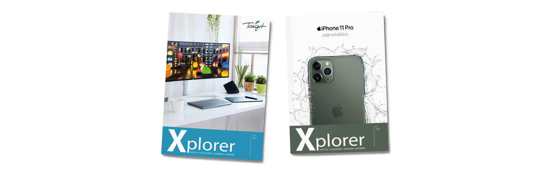 Xplorer Gadgets und Apple 2020, Mockup